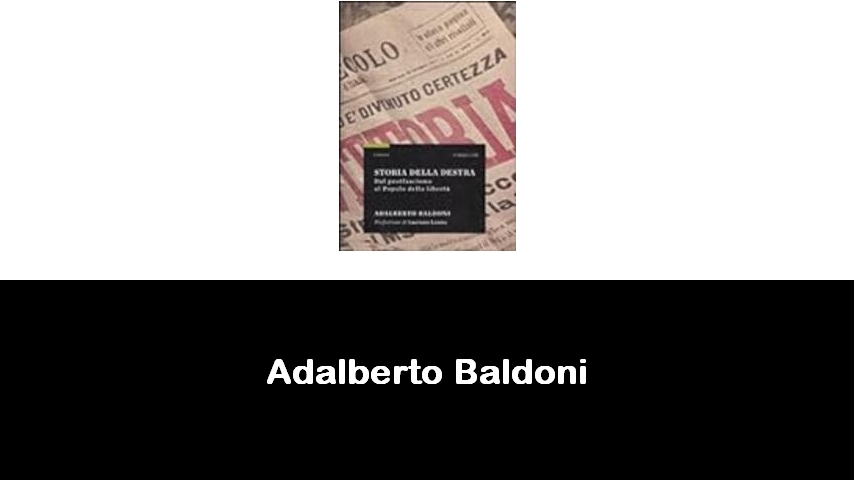 libri di Adalberto Baldoni
