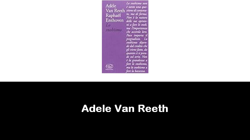 libri di Adele Van Reeth