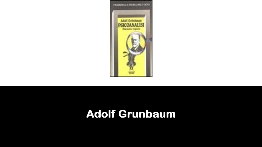 libri di Adolf Grunbaum