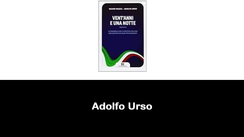 libri di Adolfo Urso