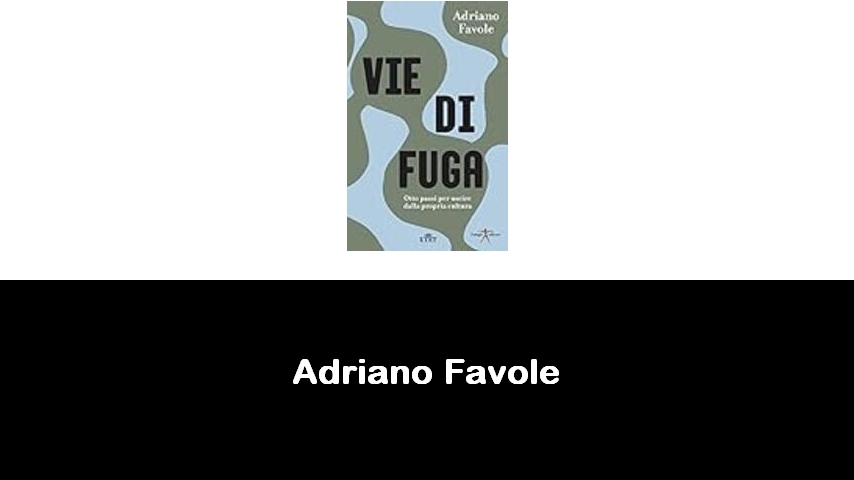 libri di Adriano Favole