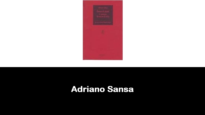 libri di Adriano Sansa