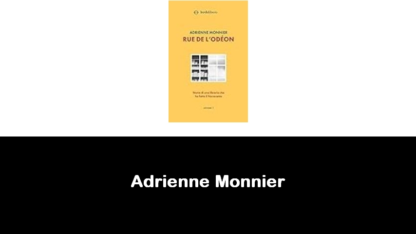 libri di Adrienne Monnier