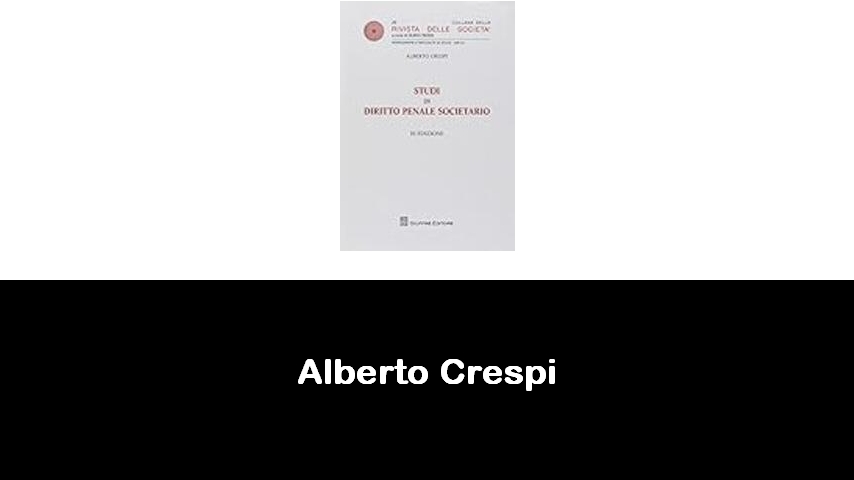 libri di Alberto Crespi