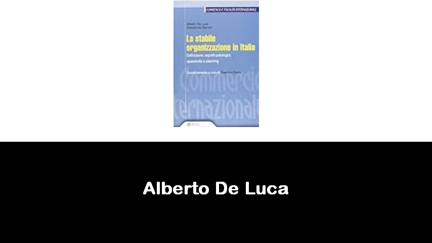 libri di Alberto De Luca