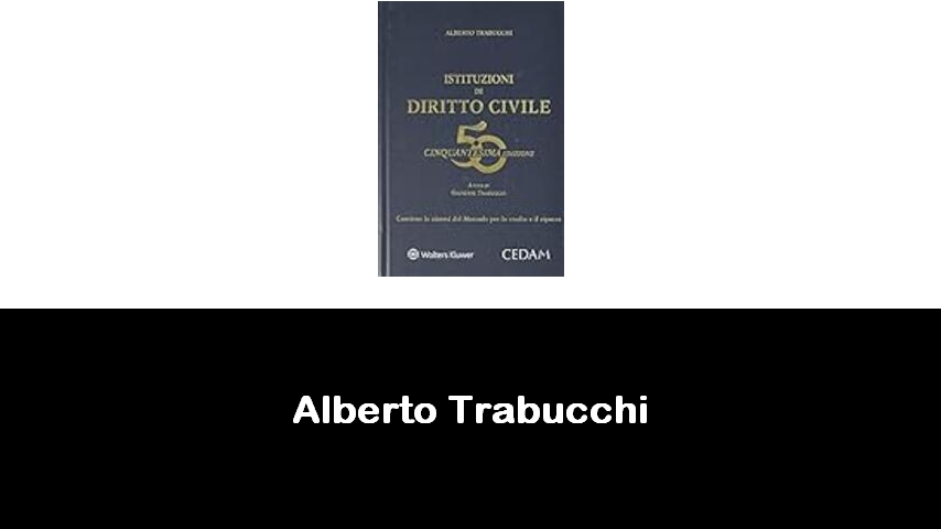 libri di Alberto Trabucchi