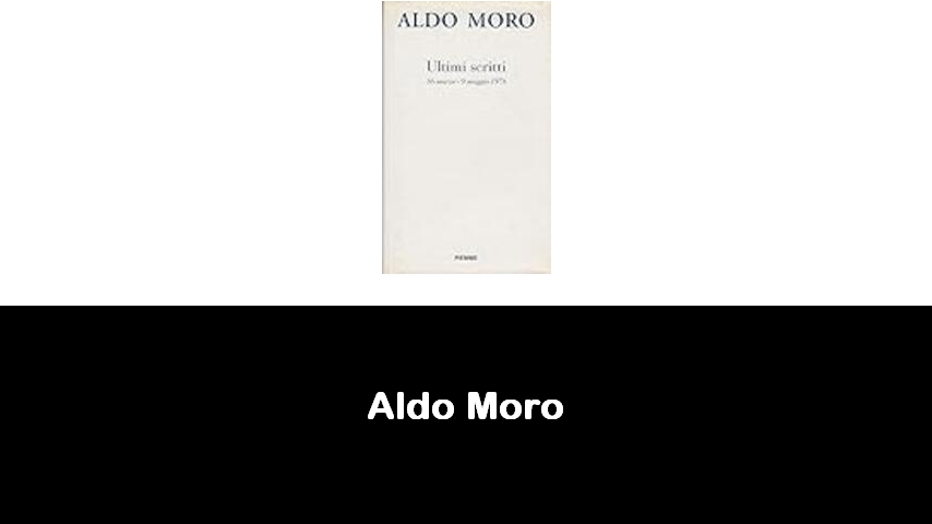 libri di Aldo Moro