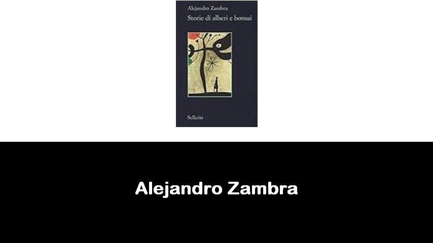 libri di Alejandro Zambra