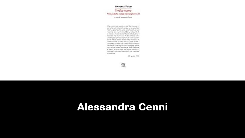 libri di Alessandra Cenni