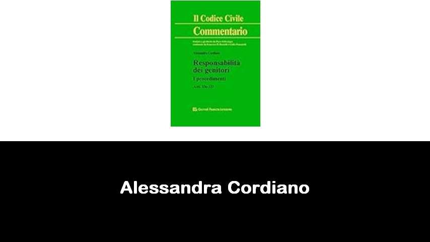 libri di Alessandra Cordiano