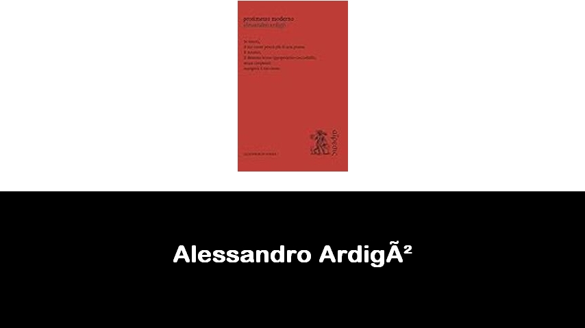 libri di Alessandro Ardigò