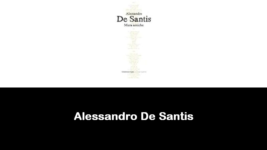 libri di Alessandro De Santis