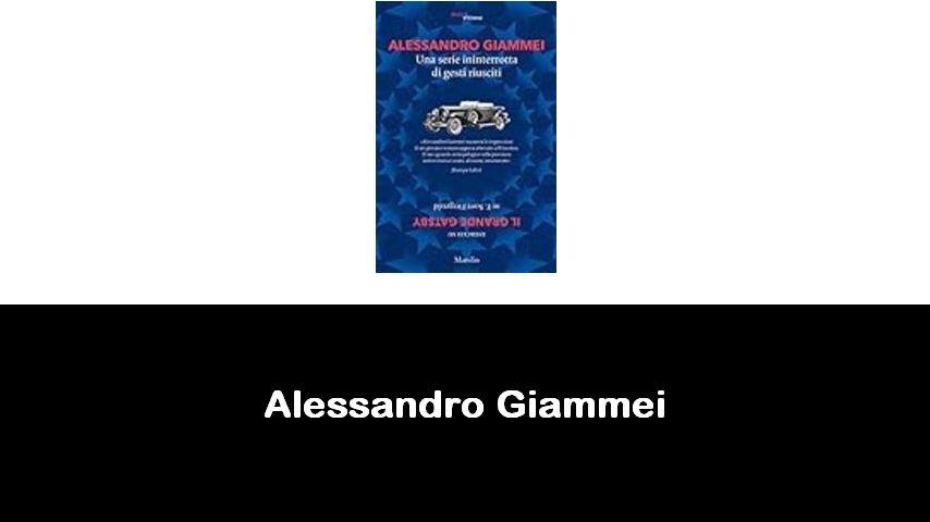 libri di Alessandro Giammei