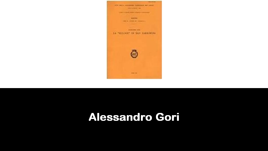 libri di Alessandro Gori