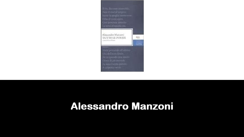 libri di Alessandro Manzoni