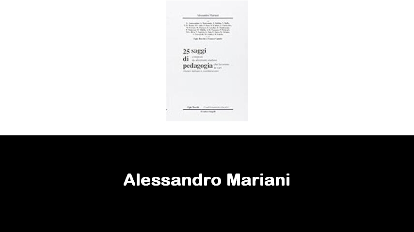 libri di Alessandro Mariani