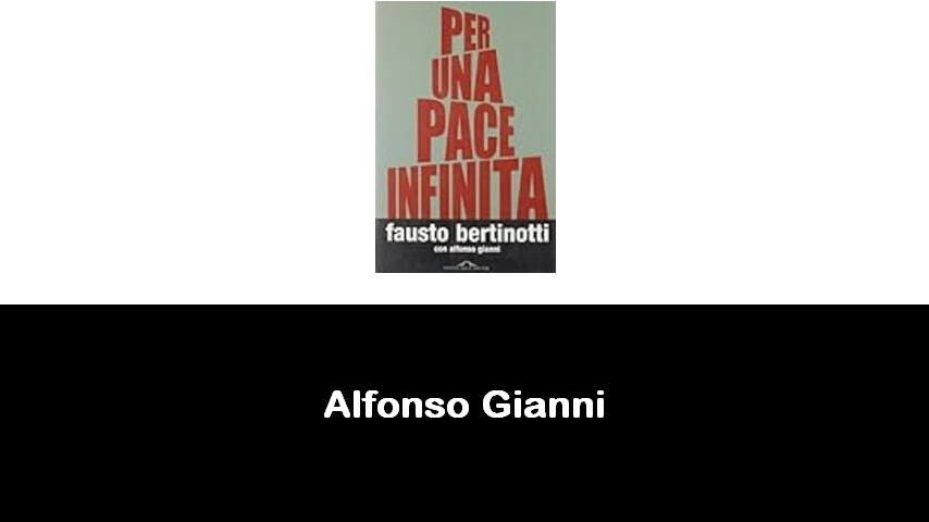 libri di Alfonso Gianni