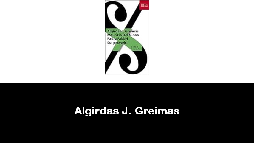 libri di Algirdas J. Greimas