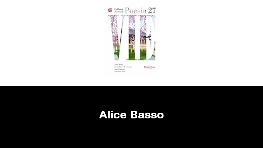 libri di Alice Basso