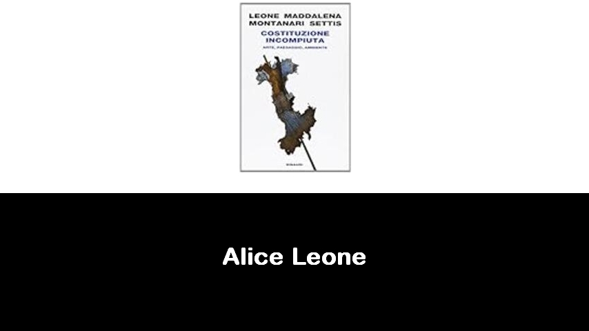 libri di Alice Leone