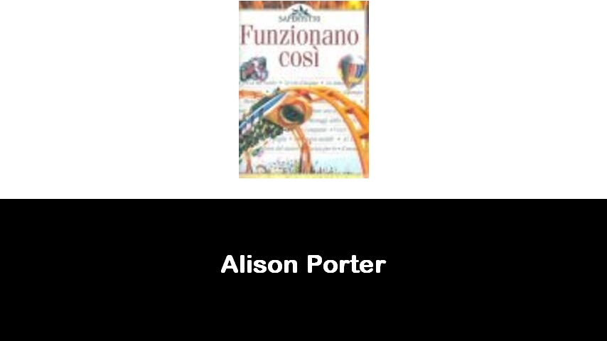 libri di Alison Porter