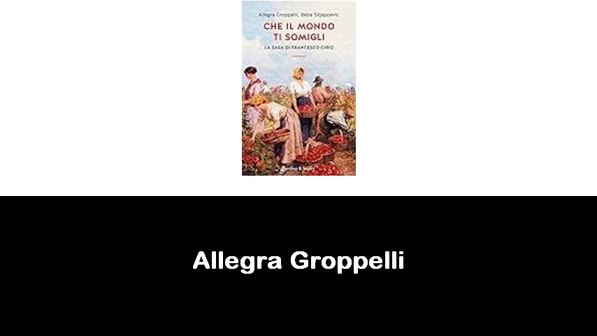 libri di Allegra Groppelli