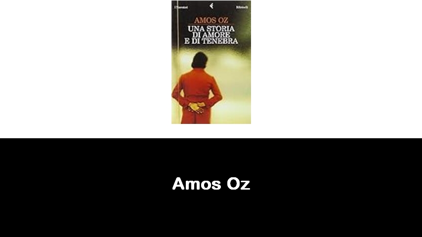 libri di Amos Oz