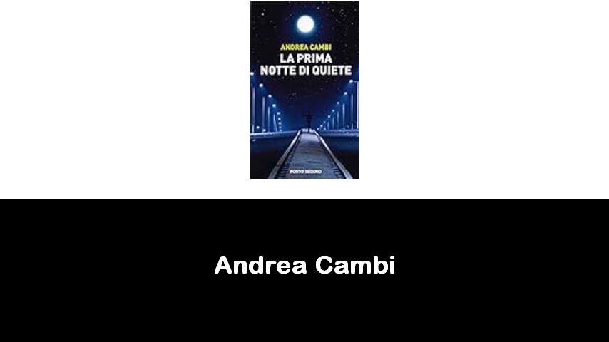 libri di Andrea Cambi