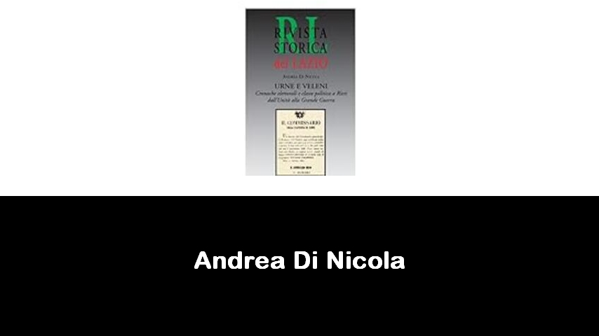 libri di Andrea Di Nicola