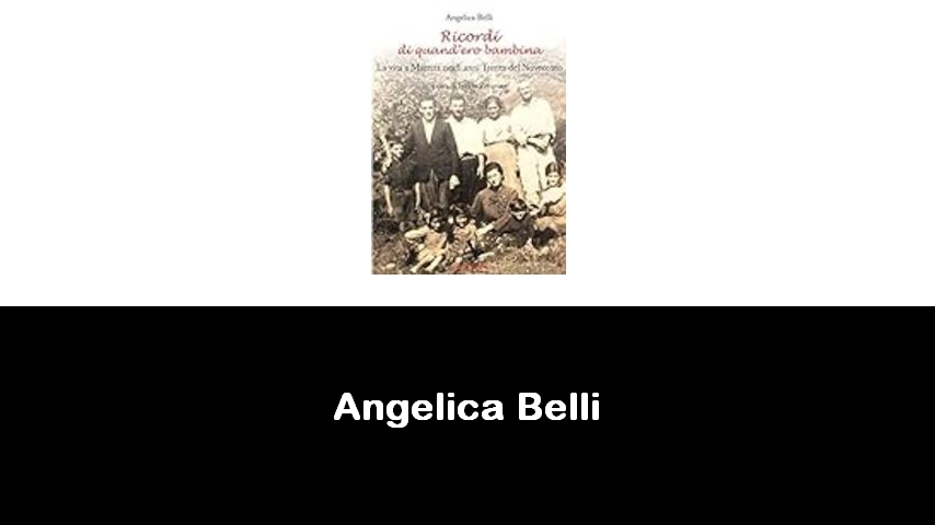 libri di Angelica Belli