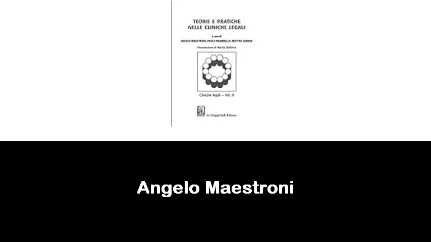 libri di Angelo Maestroni