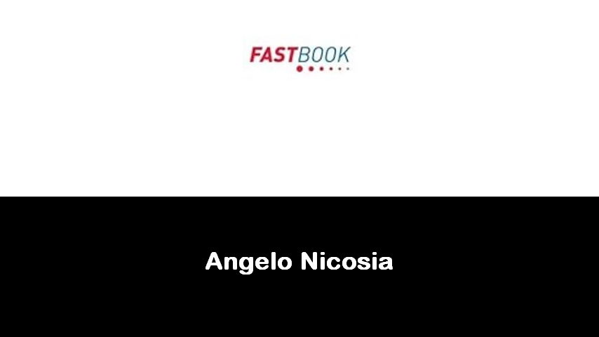 libri di Angelo Nicosia