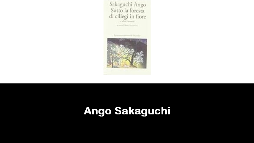 libri di Ango Sakaguchi