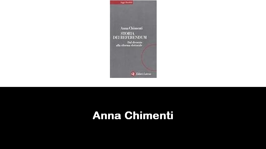 libri di Anna Chimenti