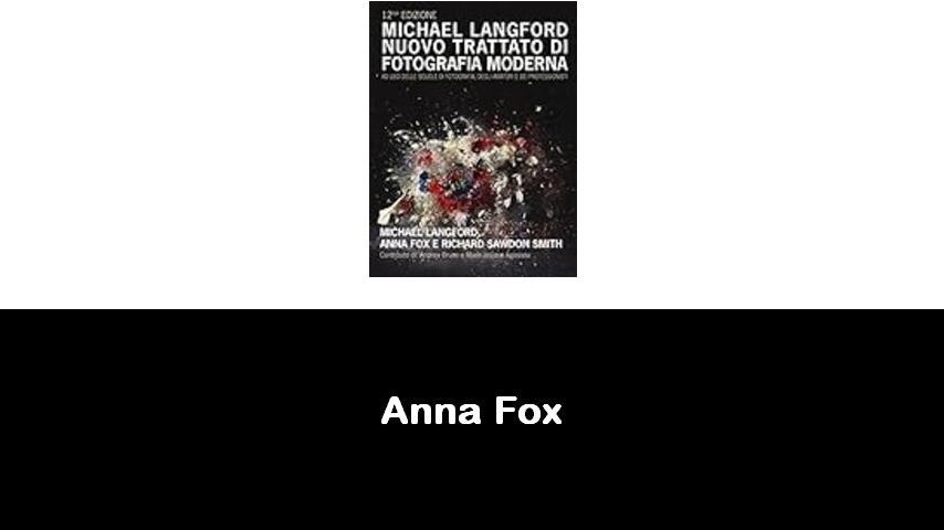 libri di Anna Fox