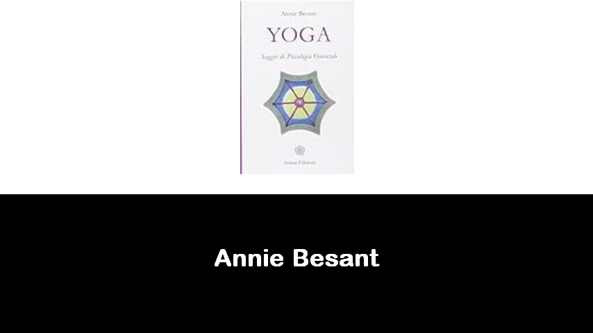 libri di Annie Besant