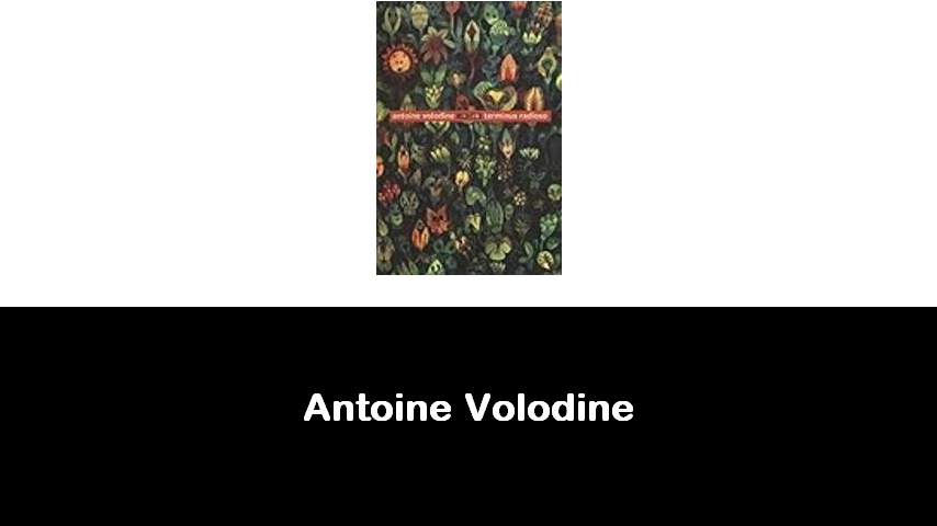 libri di Antoine Volodine