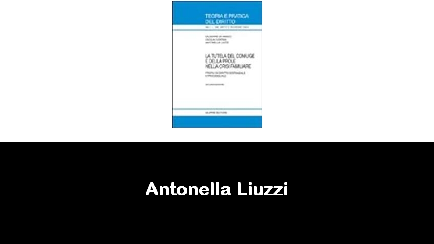 libri di Antonella Liuzzi