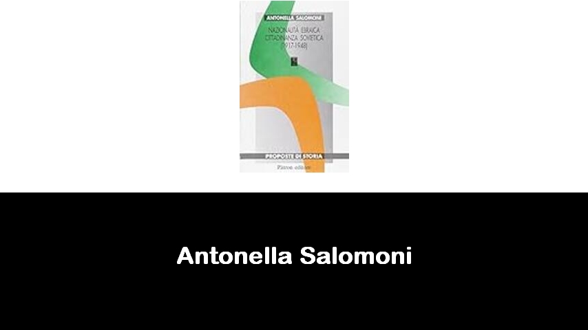 libri di Antonella Salomoni