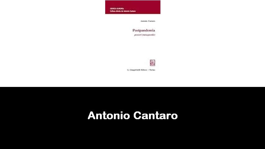 libri di Antonio Cantaro