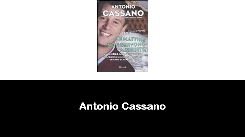 libri di Antonio Cassano