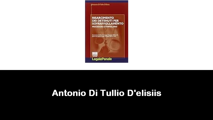 libri di Antonio Di Tullio D'elisiis