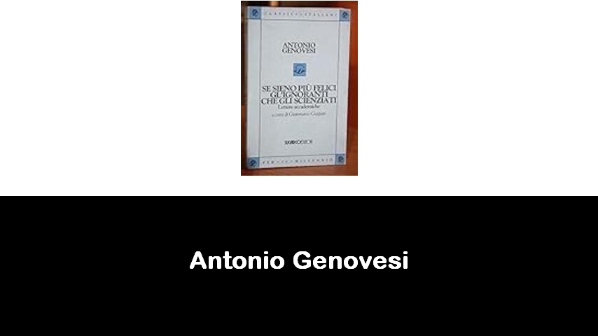 libri di Antonio Genovesi