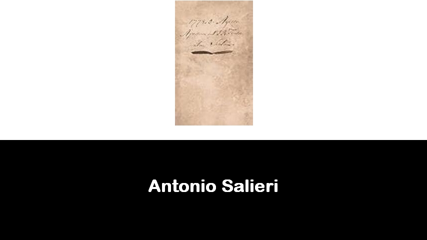 libri di Antonio Salieri