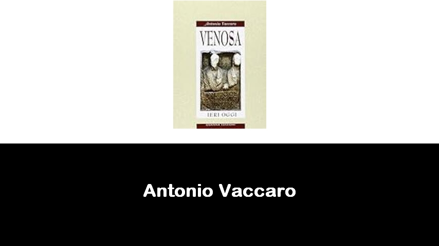 libri di Antonio Vaccaro