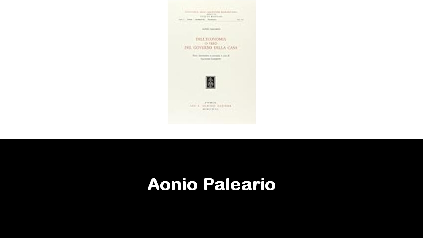 libri di Aonio Paleario