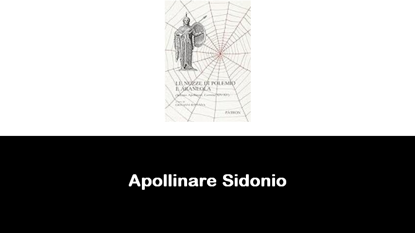 libri di Apollinare Sidonio