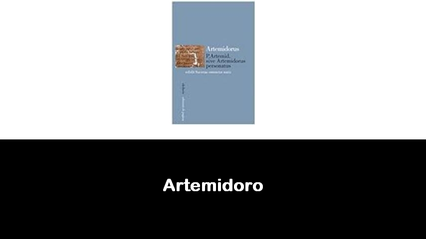 libri di Artemidoro