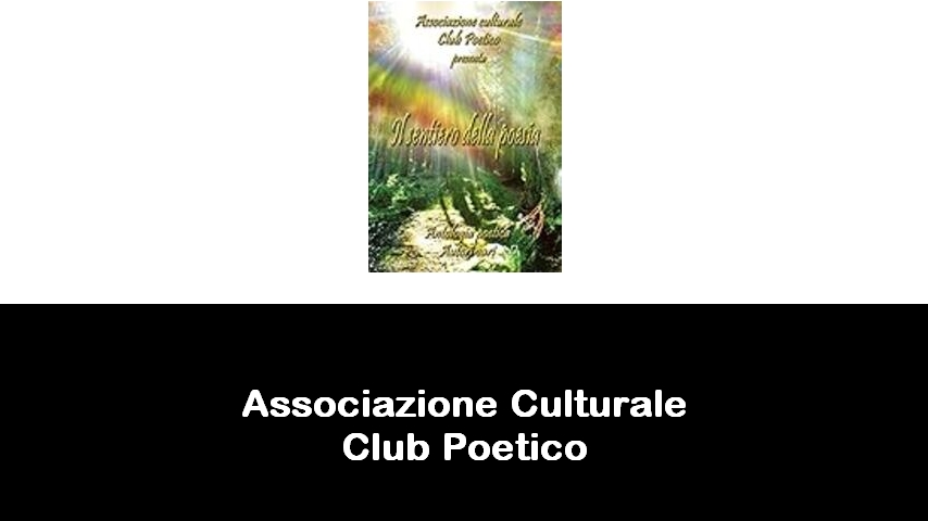 libri di Associazione Culturale Club Poetico