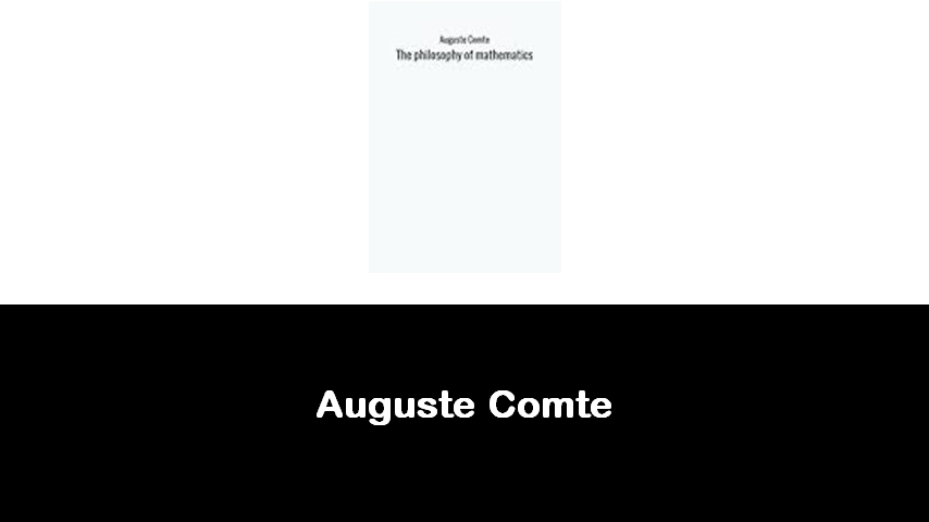 libri di Auguste Comte